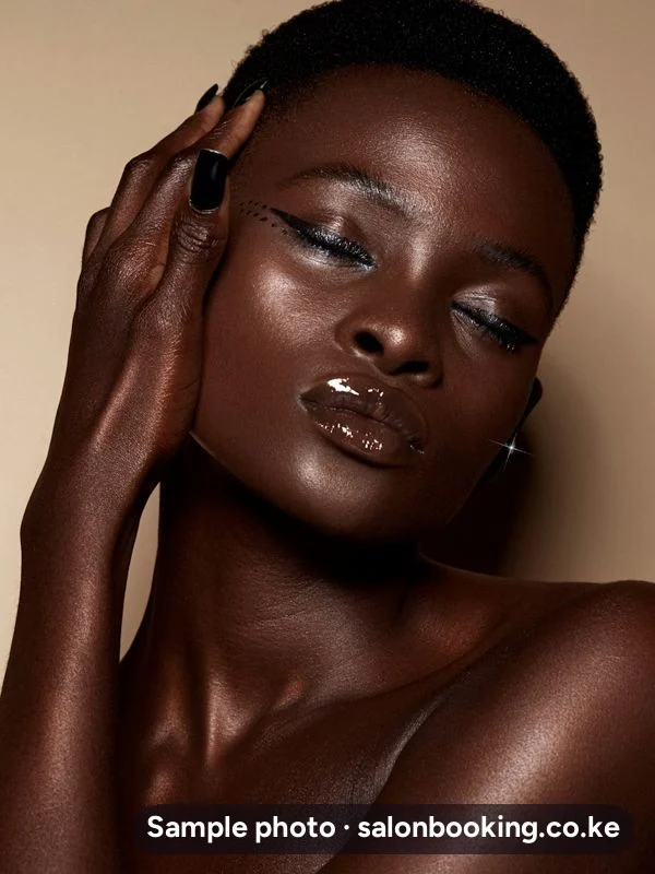 Full glam makeup at Faces by Wanjiru Studio, Kikuyu
