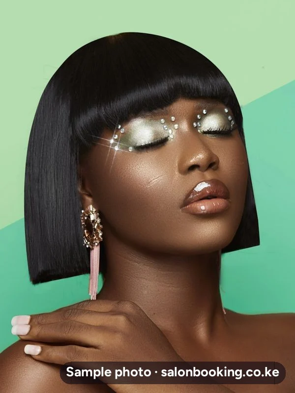 Photoshoot makeup at Faces by Wanjiru Studio, Kikuyu