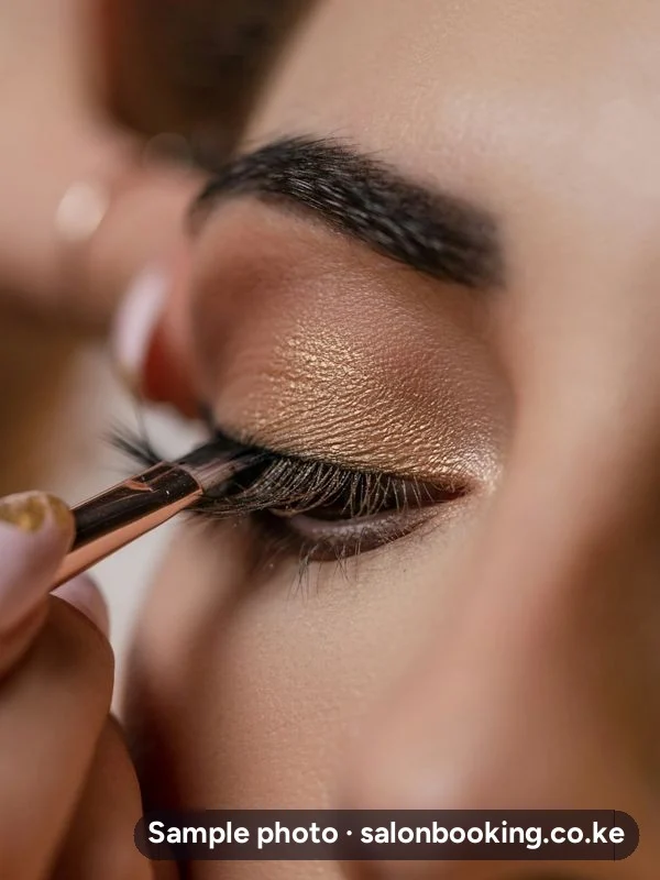 Bridal makeup at Princess Parlour, Limuru